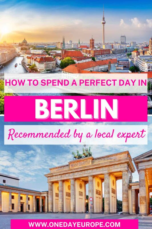 A Perfect One Day In Berlin Itinerary pin