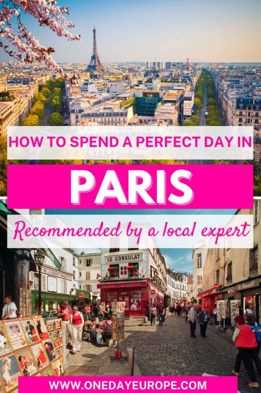 One day in Paris pin