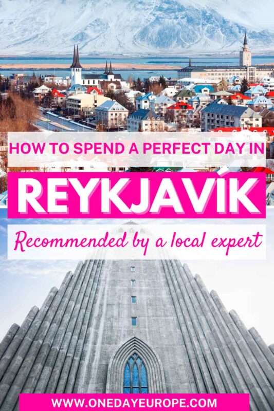 A Perfect One Day in Reykjavik Itinerary pin