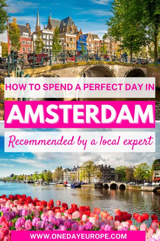 A Perfect One Day In Amsterdam Itinerary pin