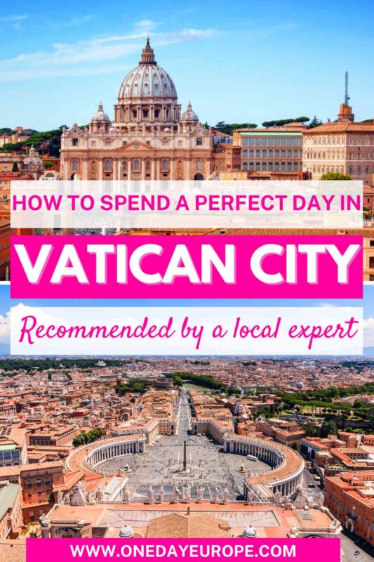 A Perfect One Day In Vatican City Itinerary pin