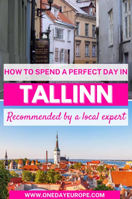 A Perfect One Day In Tallinn Itinerary pin